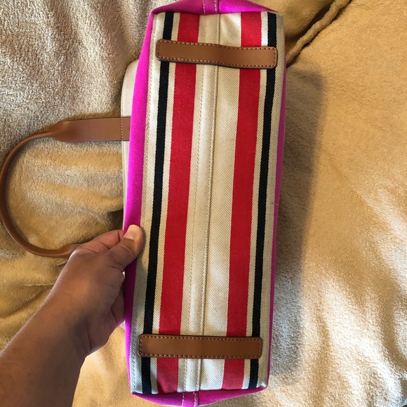Kate Spade Oak Island Pink Stripe Tote - Picture 6 of 13